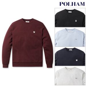 [폴햄] PHG1TR1330 남성 더블니트 와펜 맨투맨 티셔츠