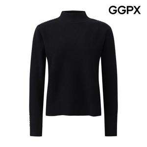 [지지피엑스]견장 포인트 반목 니트 GPCKP059F