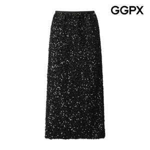 [지지피엑스]롱 시퀸 H라인 스커트 GPCSK023F