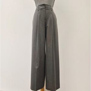 [비지트인뉴욕]오비 비죠 장식  턱 와이드 팬츠 VC3LP10