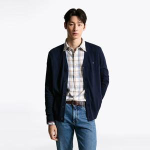 [공식][타미힐피거] 캐시미어 블렌드 티핑 가디건 (T12F7KCD110MT1DW5)