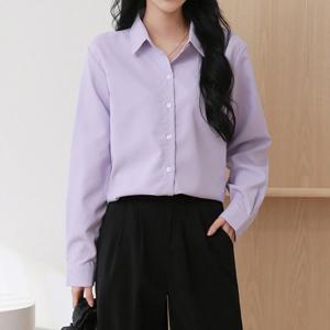 [올리비에스클로젯]베이직 카라 링클 프리 셔츠_O2601BL007A