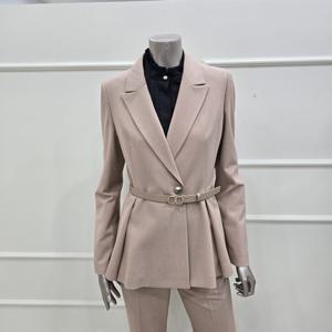 [미니멈]M1AGWJ1900MB 핀턱 벨티드 자켓