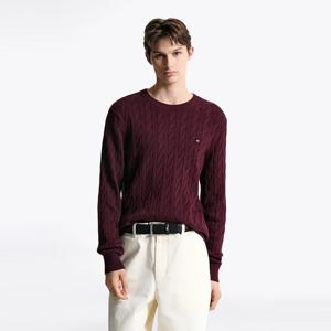 [공식][타미힐피거] 클래식 코튼 케이블 스웨터 (T12F7KPO100MT1XIH)