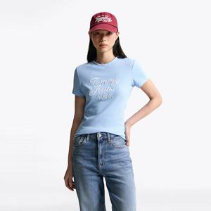 [공식][타미진스] 슬림 와플 자수 티셔츠 (T32F6TTO14TWT1C1T)