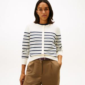 [공식][타미힐피거] 코튼 저지 크루넥 가디건 (T22G0KCD001WT20AR)