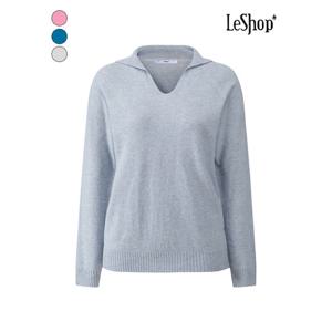 [르샵]캐시미어 트임 카라 울 니트 (BQ1KP027A)