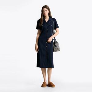 [공식][타미힐피거] 비스코스 트윌 셔츠 원피스 (T22F6TDR033WT1C1G)