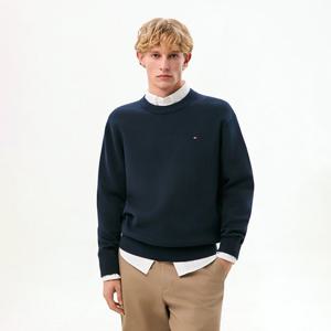 [공식][타미힐피거] 풀 밀라노 크루넥 스웨터 (T12G0KPO050MT1C1G)