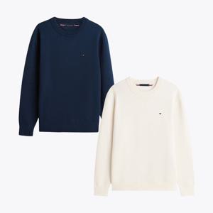 [공식][타미힐피거] 풀 밀라노 크루넥 스웨터 2종 택1 (T12G0KPO050MT1)