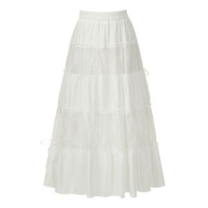 [포커스]시스루 레이스 티어드 리본 스커트 PBVFF6S1SK8101