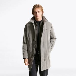 [공식][타미힐피거] 나일론 구스다운 코트 (T12F7QOT728ML1AEG)