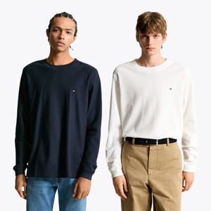 [공식][타미힐피거] 머서라이즈 자카드 롱 슬리브 2종 택1 (T12F7TPO110MT1)