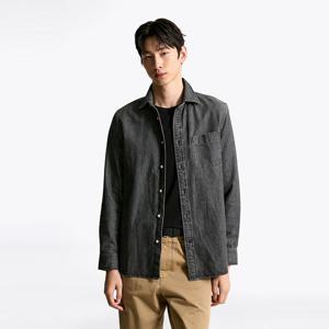 [공식][타미힐피거] 레귤러 데님 셔츠 (T12F7WSH500MT11BB)