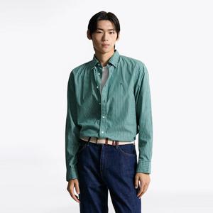 [공식][타미힐피거] [Regular fit] 헤어라인 포플린 셔츠 (T12F7WSH100MT10CG)