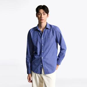 [공식][타미힐피거] [Regular fit] 헤어라인 포플린 셔츠 (T12F7WSH100MT10A5)