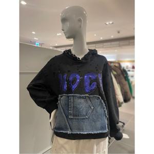 르니앤맥코이 데님 주머니 후드 티셔츠 (MN03TS400FJZ)