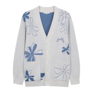 [택가 242000원]바쏘옴므 플라워 아트웍 가디건(WSY1WA17A)