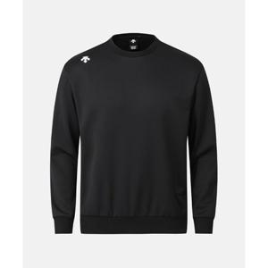 데상트 트레이닝 라운드 넥 맨투맨 B1 SR121THT11 BLK0 DBLU