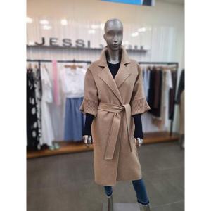 제시뉴욕 세이브존05 등판니트배색 롱코트 MDW5SZNRHL5640CM