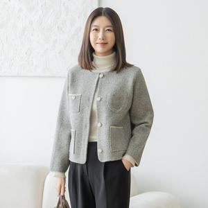 엄마옷 마담4060 보카시버튼자켓 여성 데일리 -ZJK2601006-