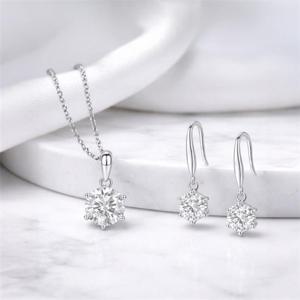 메종드쉬 모이사나이트 세트 귀걸이 목걸이 BMS019