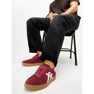 [핏플랍][삼성물산공식] 남성 DASH 스웨이드 스니커즈  레드 (FT61K1N046)