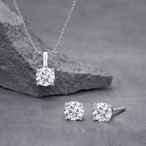 메종드쉬 모이사나이트 세트 귀걸이 목걸이 BMS014