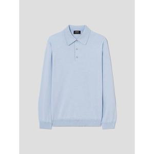 [갤럭시] [Prestige] 코튼 실크 폴로넥 스웨터  블루 (GA6251P01P)