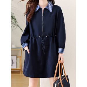 [앳마크]ATMARK (77까지)체킹카라집업투웨이원피스_AA61OP002G