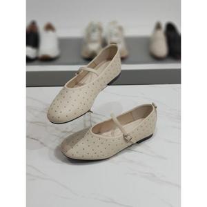 한슈 세이브존03 미니 스터드 메리제인 플랫 단화 1cm AQHS11866-5csA