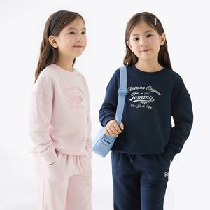 [공식][타미힐피거] 스크립트 크루넥 스웨트셔츠 2종 택1 (T42F6KKO190GT1)