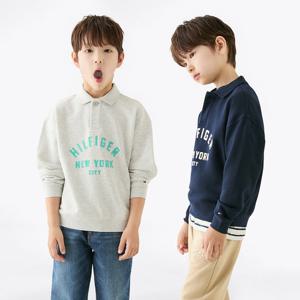 [공식][타미힐피거] 그래픽 폴로 스웨트 셔츠 2종 택1 (T42F6KKO340BT1)