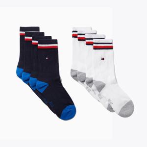 [공식][타미힐피거] 키즈 아이코닉 스포츠 삭스 2P 2종 택1 (T42E6ACK02CBT1)