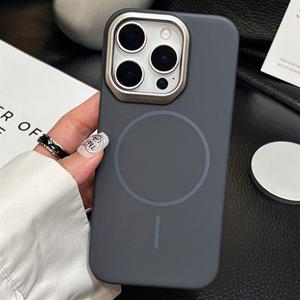 아이폰12 프로 맥스 하드 맥세이프 메탈 카메라 프레임 케이스