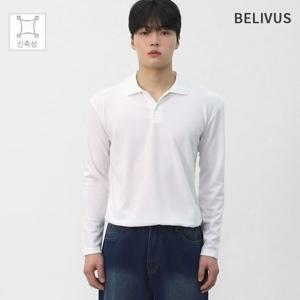 빌리버스 남성 베이직 카라 티셔츠 부드럽고 쫀쫀한 머슬핏 직장인 출근룩 BAZ004