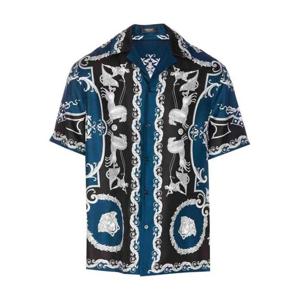 베르사체 반팔 셔츠 10227401A160965BE50 Blue