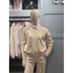 클리지 세이브존03 클리지 셔츠카라배색 니트 AGCP1WKT20A