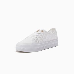 [공식][타미힐피거] 켈시 자수 스니커즈 (T52F6ARS150WT1YBL)