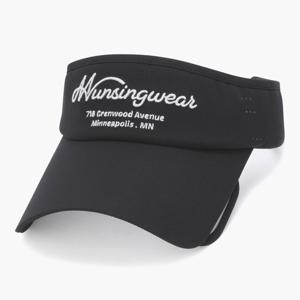 [먼싱웨어] 남성 에센셜 윙 바이저 블랙 MR121MCP21