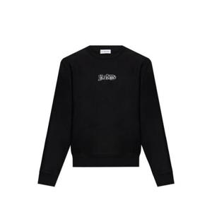 26 SS 버버리 로고 프린트 라운드넥 코튼 스웨트셔츠 블랙 8097822W24MWFOR