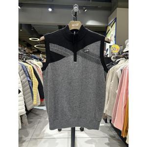 비티알 MG01 BTR 남성 겨울 방풍 니트집업 조끼 BSW5262M