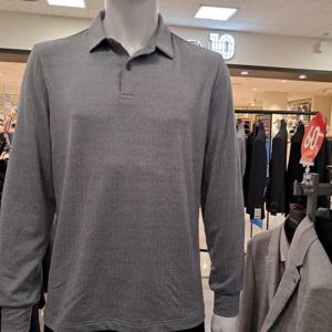 트레몰로 HC09 그레이 긴팔 카라티셔츠 TRNAL4F8111