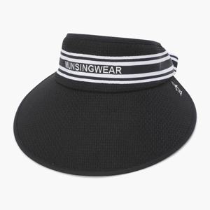 [먼싱웨어] 여성 블록 와이드 바이저 블랙 MR122LCP22