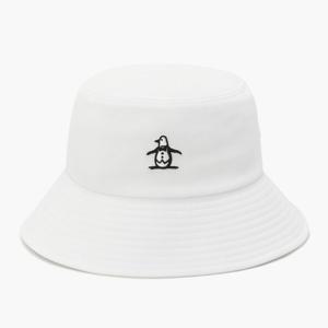 [먼싱웨어] 여성 에센셜 리본 버킷햇 화이트 MR122LCP11