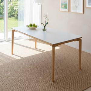 보루네오 아이브 원목 세라믹 6인용 테이블 (의자미포함)