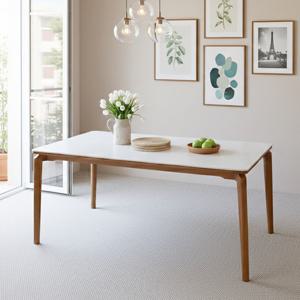 보루네오 베로나 원목 세라믹 6인용 테이블 (의자미포함)