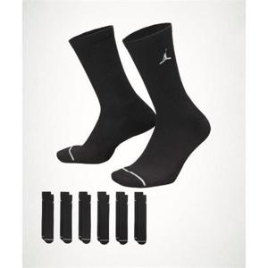 NIKE 조던 에브리데이 쿠션 크루 삭스6켤레 - 블랙화이트 HV6228-010 1530627