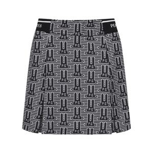 [파리게이츠] 여성 심볼 패턴 인버티드 밴딩 큐롯 스커트 521F1PC282BK