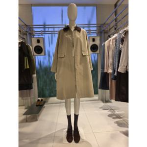 [쥬크]래글런 코듀로이 카라 트렌치코트 Z254MSI001